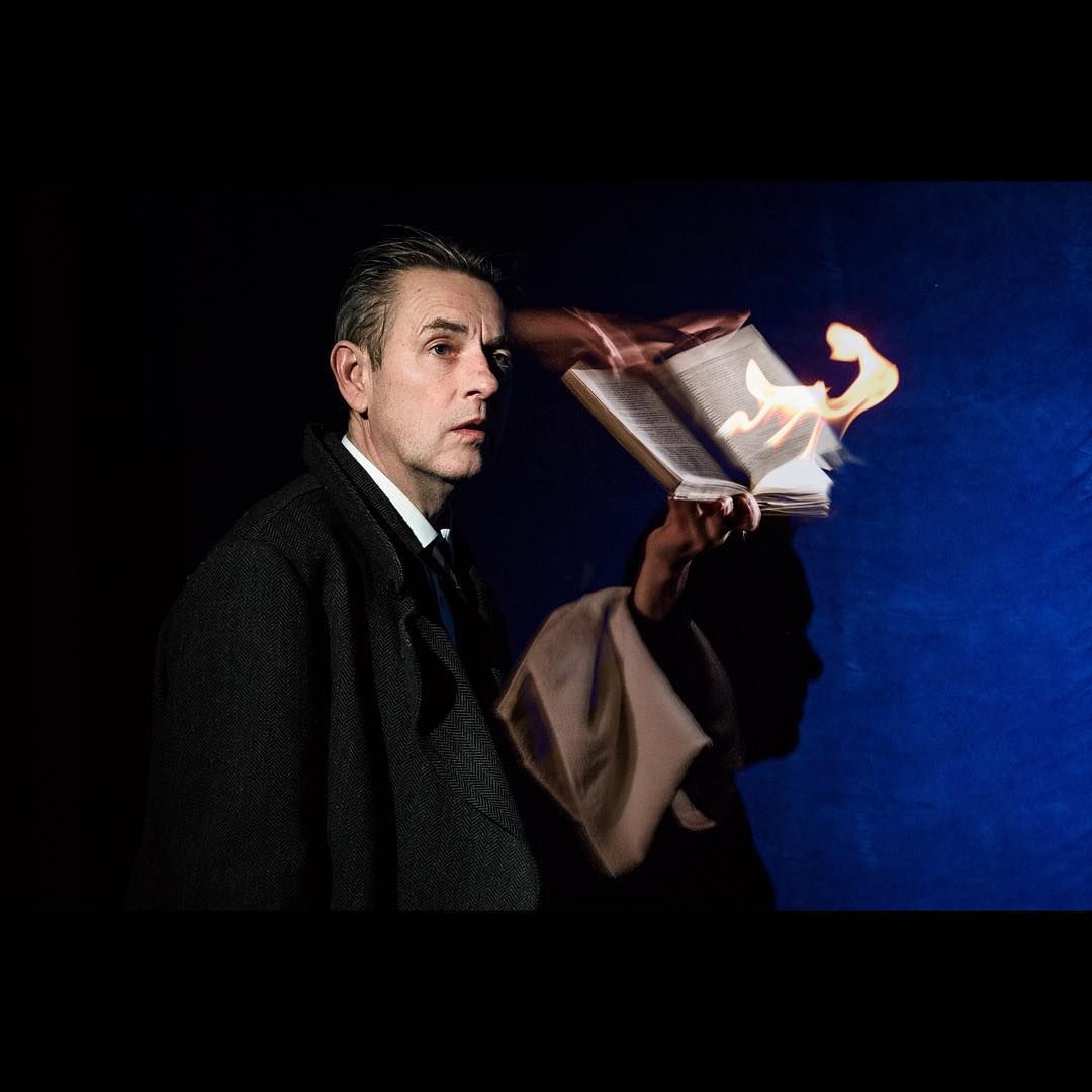 Rašytojas. „Fikcijos“ (pagal Jorge’o Luis’o Borges’o apsakymus), rež. Adomas Juška. Valstybinis jaunimo teatras, 2019. L. Vancevičienės nuotr.