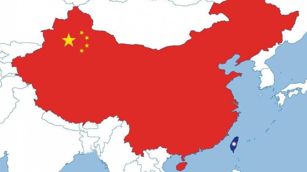 Китай и Тайвань на карте