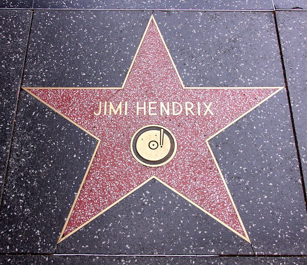 Звезда Джима Хэндрикса на Голливудской "Аллее славы". Фото: Gorodilova