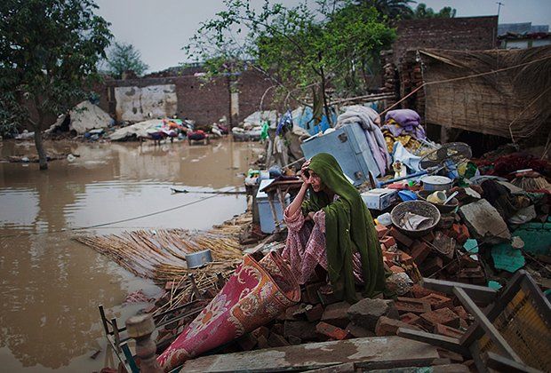 Наводнение в Пакистане. Фото: Daniel Berehulak / Getty Images