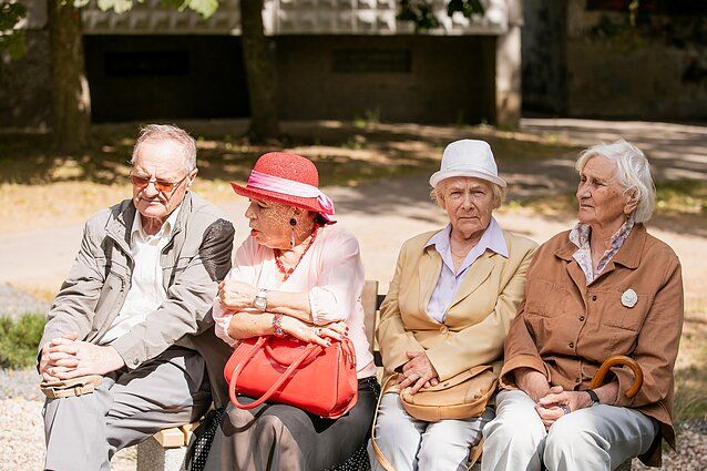 Пенсионеры. Фото Д.Умбрасаса/LRT