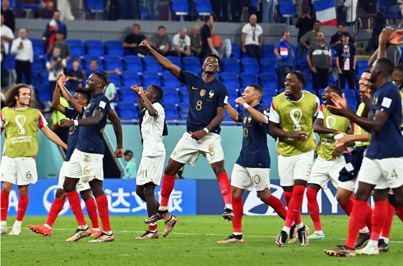Игроки сборной Франции. Фото: © EPA-EFE/ Noushad Thekkayil