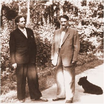 А. Сахаров и И. Курчатов, 1958 год.