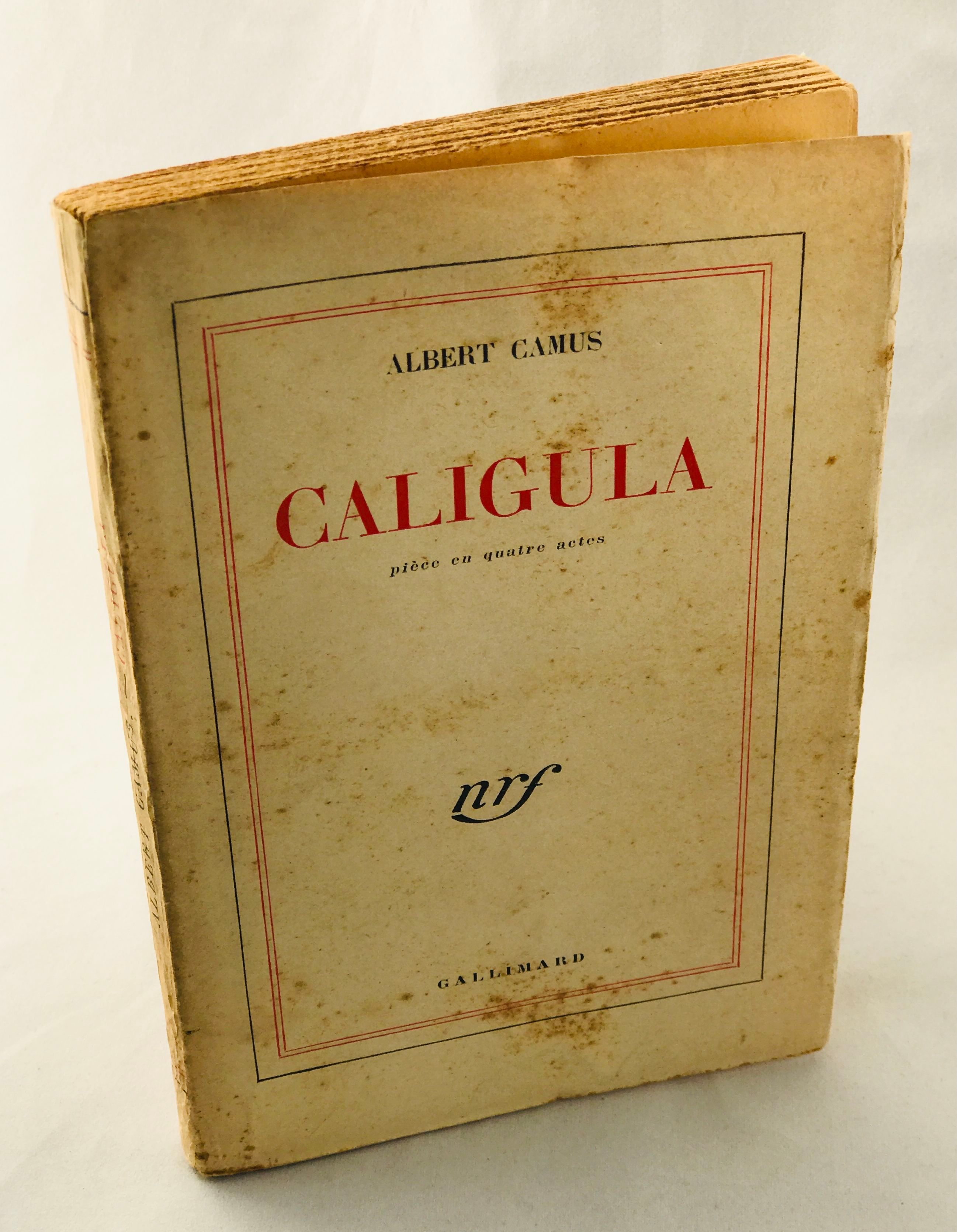 «Калигула» Альбера Камю, первое издание;