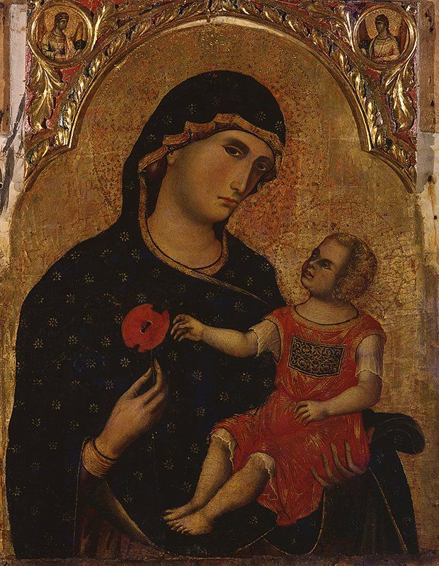 «Мадонна с Младенцем» авторства Доменико Венециано, XIV век. Изображение: Paolo Veneziano / Mondadori Portfolio / Getty Images