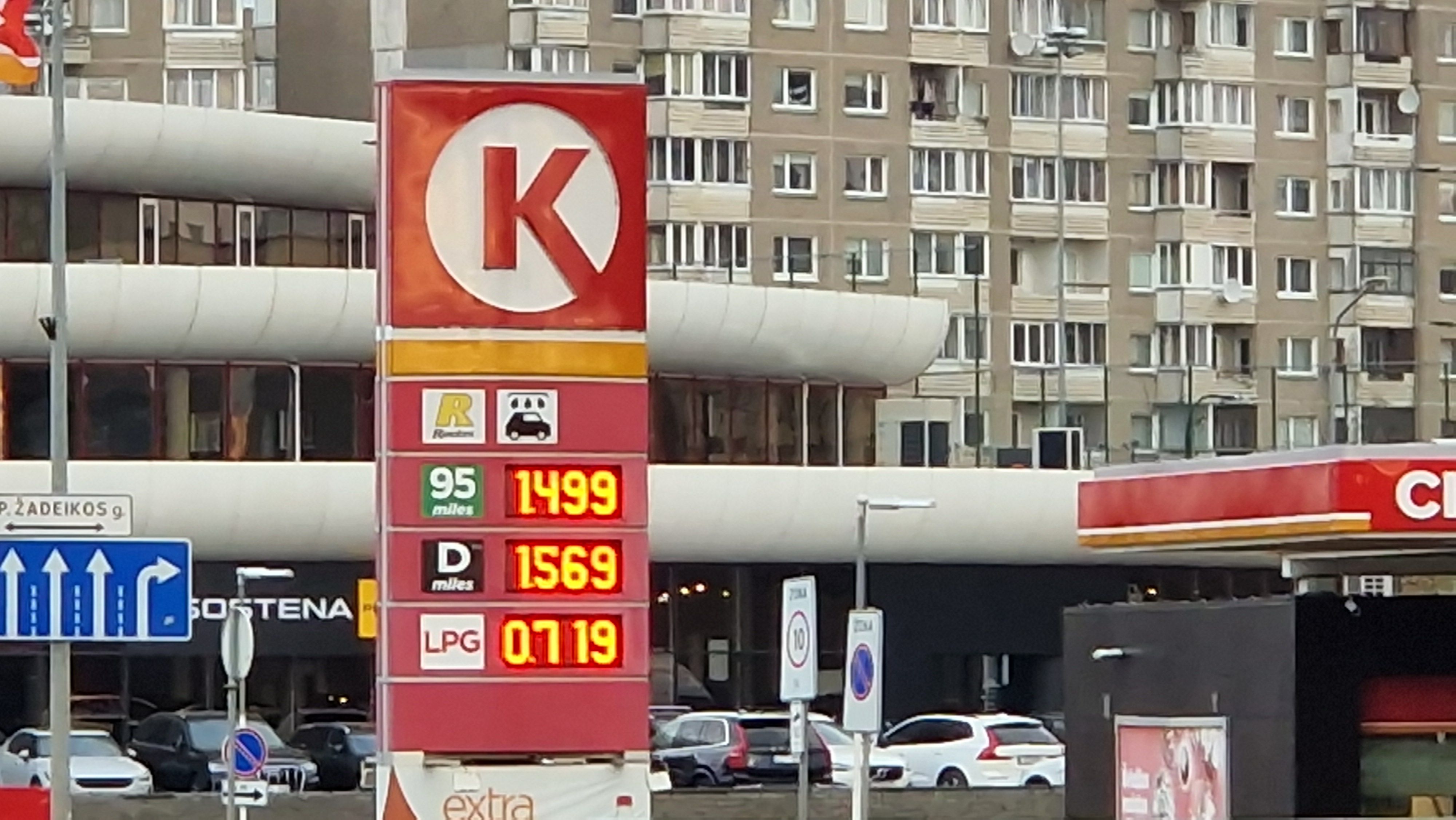 6 ноября 2025 года на одной из заправок Вильнюса