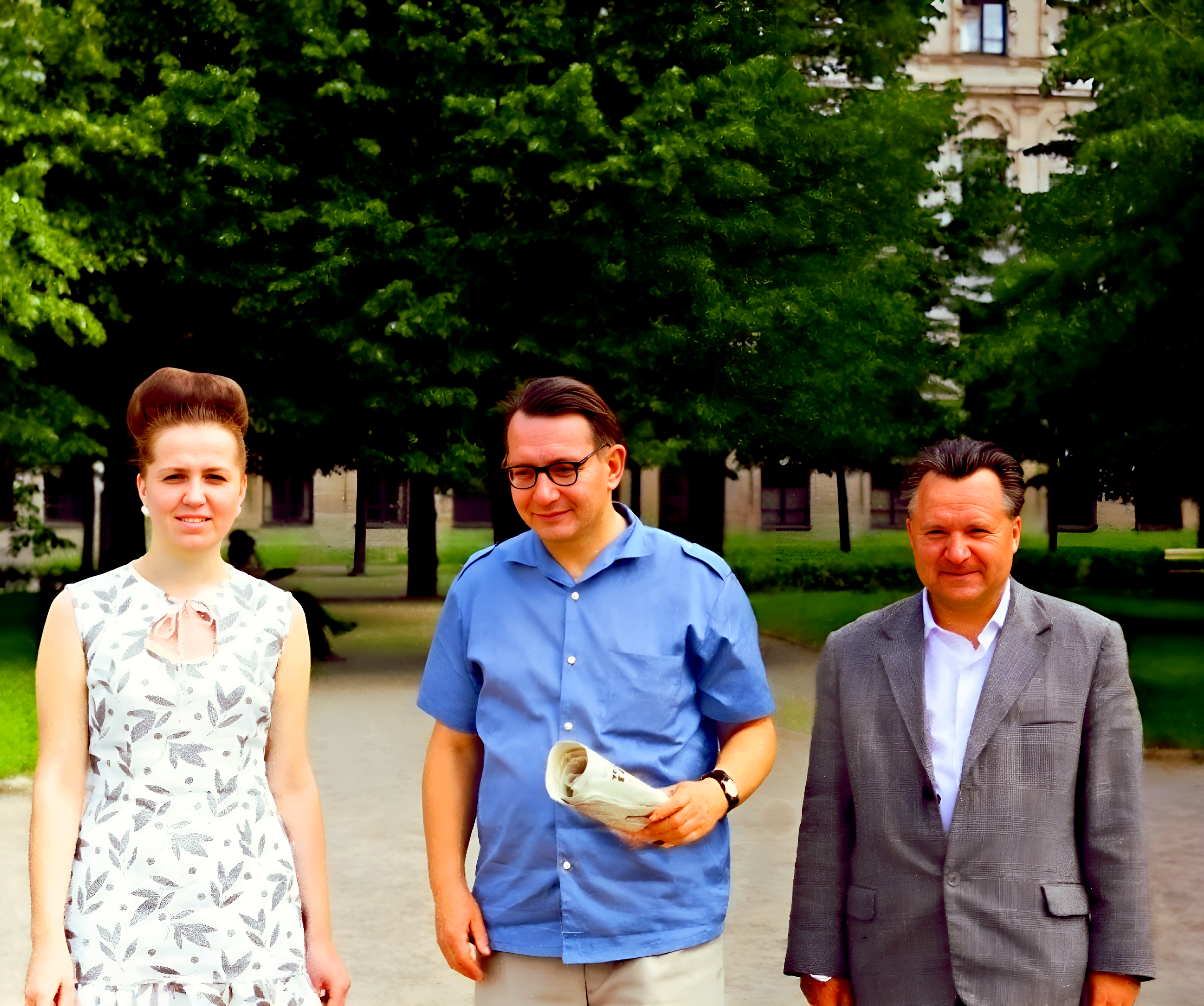 Ванда Скипорайте, Константин Есенин и Юрий Дубасов