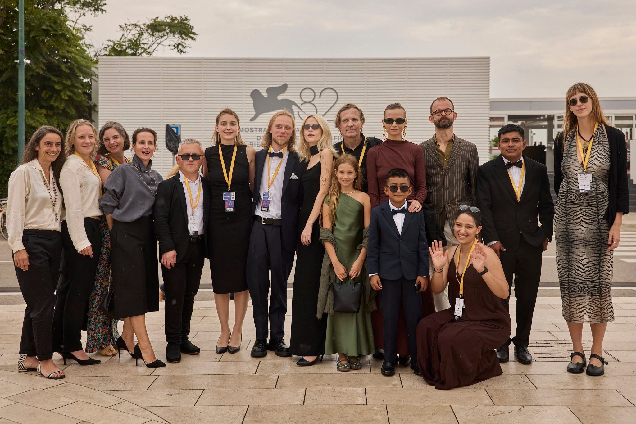 Съёмочная группа на премьере в Венеции