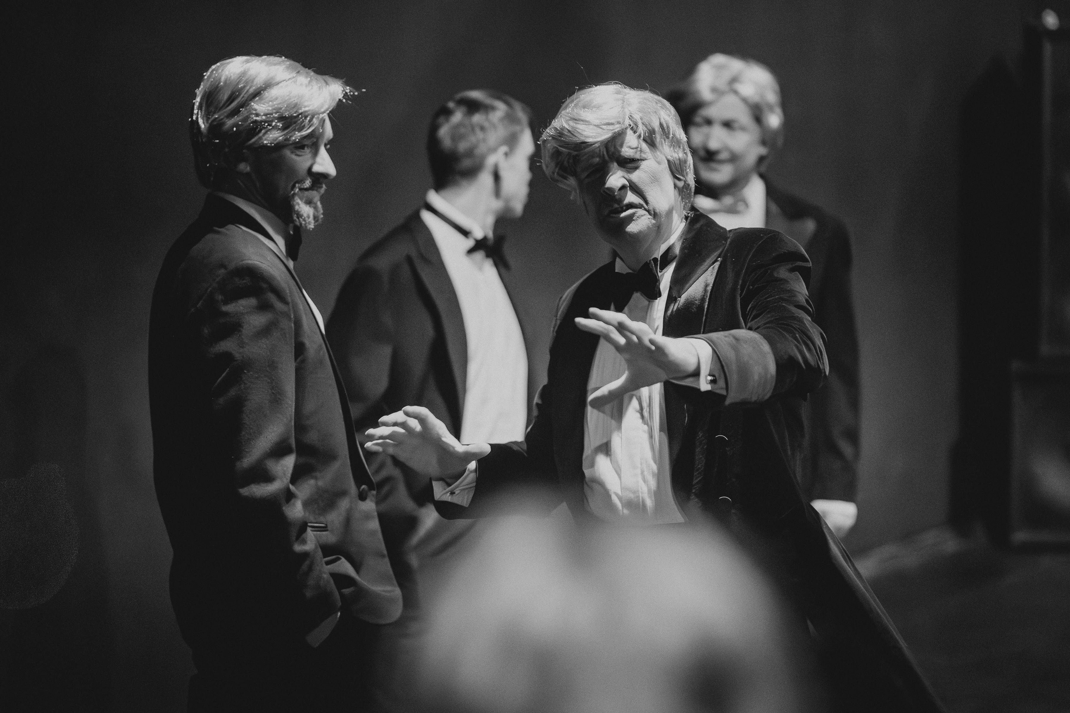 Кадры из репетиций спектакля «Венецианская купчиха». Фото Тельмана Рагимова