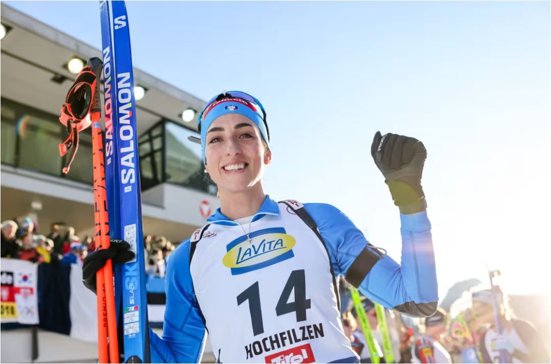 Lisa Vittozzi. Фото: www.biathlonworld.com