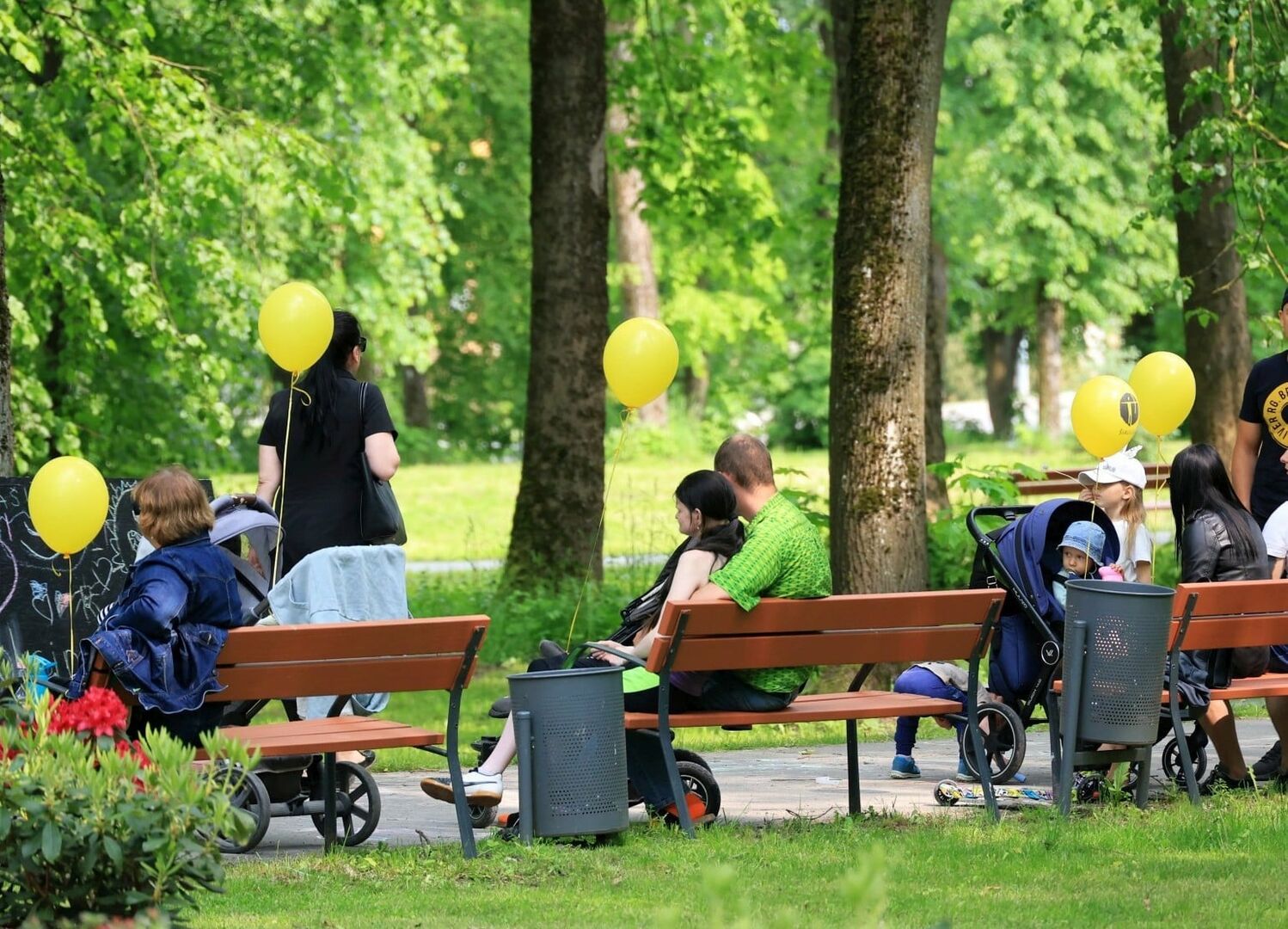 На празднике «Я - маленький житель Шяуляй»