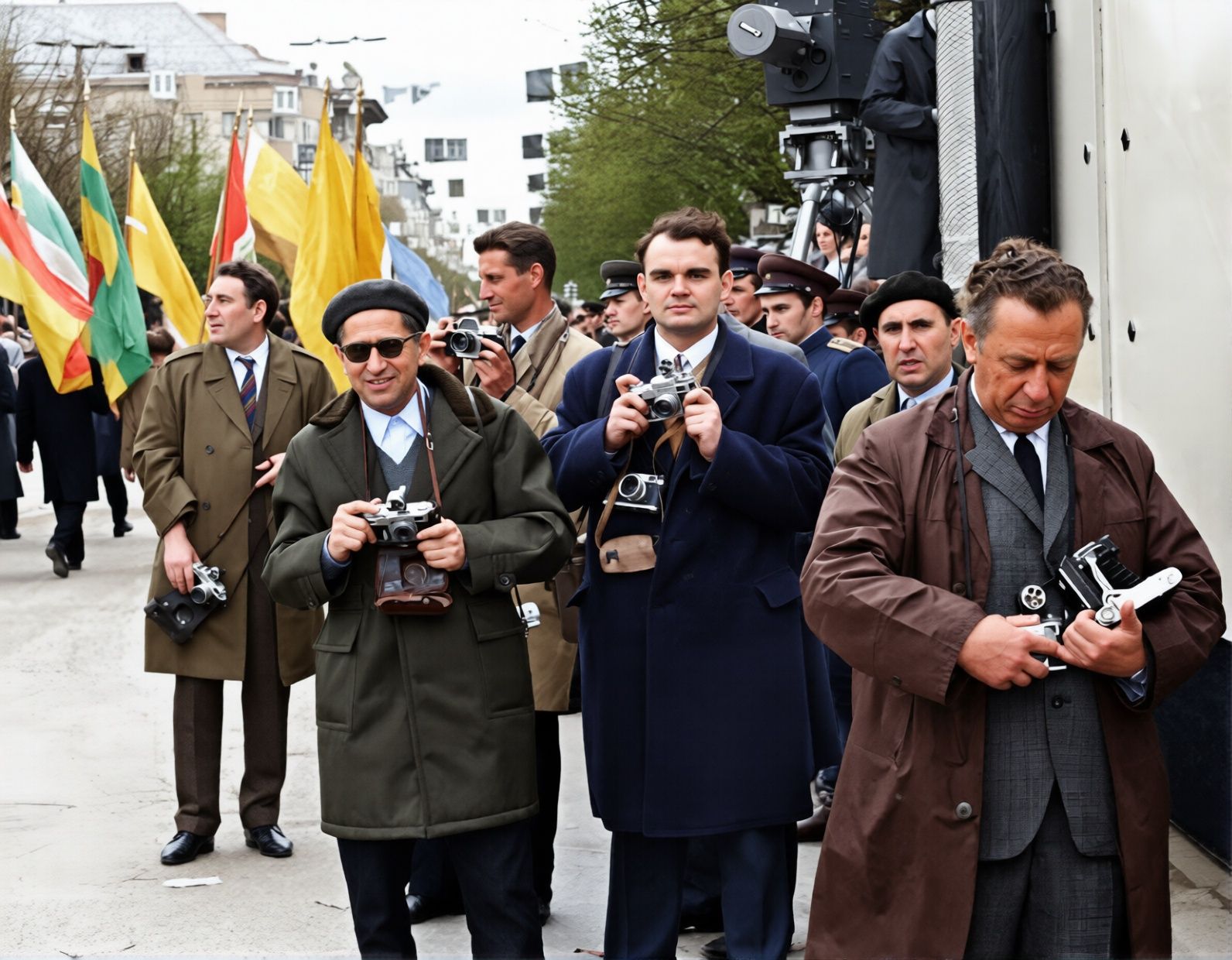 Фотокорреспонденты ведущих газет республики. 1967 год