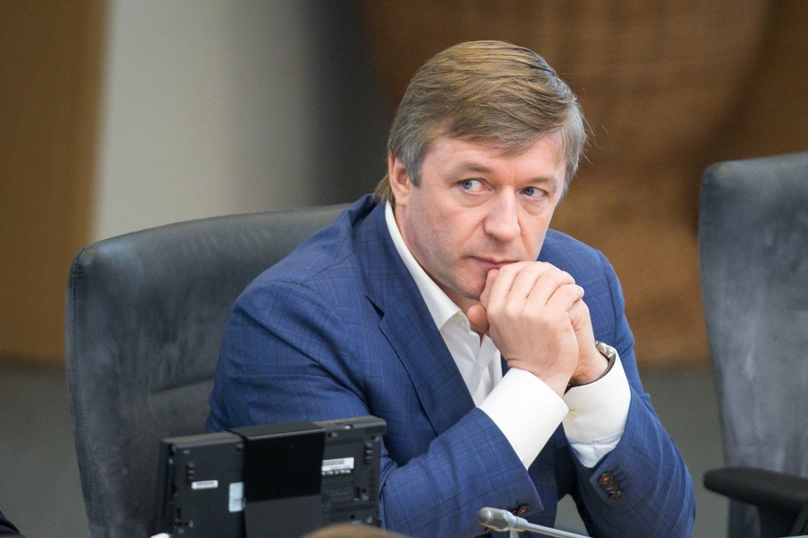 Председатель оппозиционного Союза "крестьян" и "зеленых" Литвы (СКЗЛ) Рамунас Карбаускис