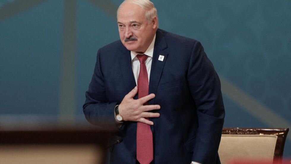 Александр Лукашенко на саммите ШОС в Астане 4 июля 2024. REUTERS - Turar Kazangapov
