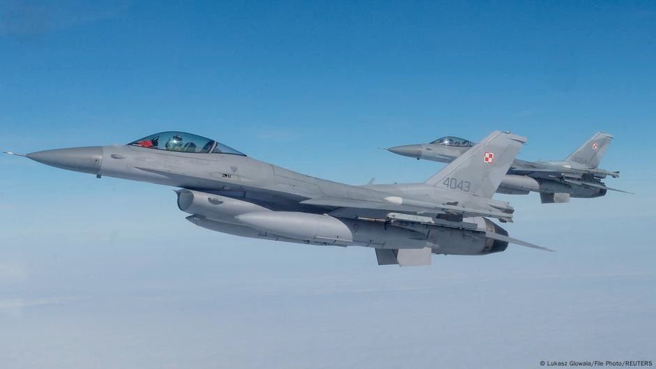 Истребители F-16 Вооруженных сил Польши Фото: Lukasz Glowala/File Photo/REUTERS