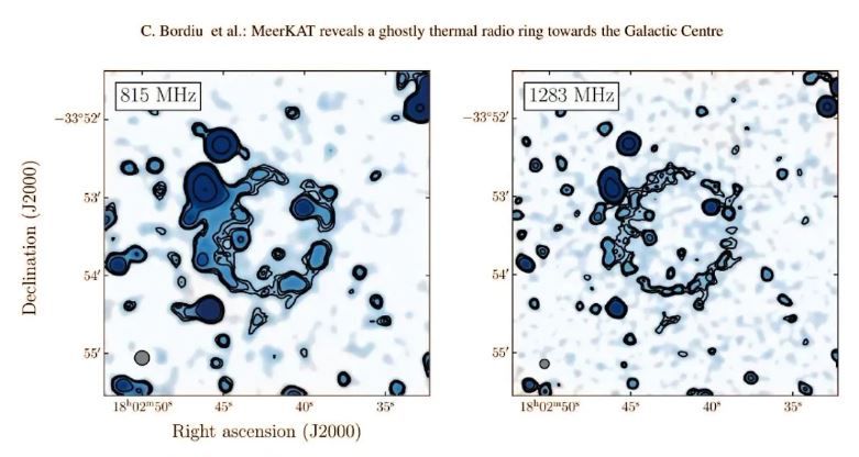 Изображение объекта J1802–3353 (Kyklos) по данным обсерватории MeerKAT. Фото © Arxiv.org