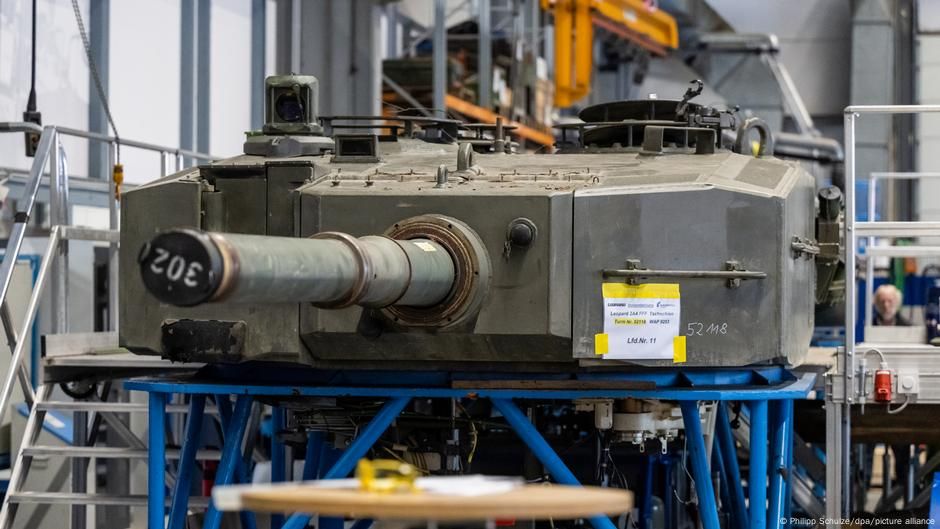 Башня танка Leopard 2A4 на заводе RheinmetallФото: Philipp Schulze/dpa/picture alliance