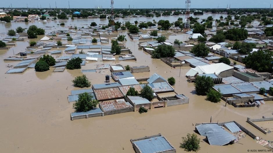 Последствия наводнения в городе Майдугури Фото: AUDU MARTE/AFP