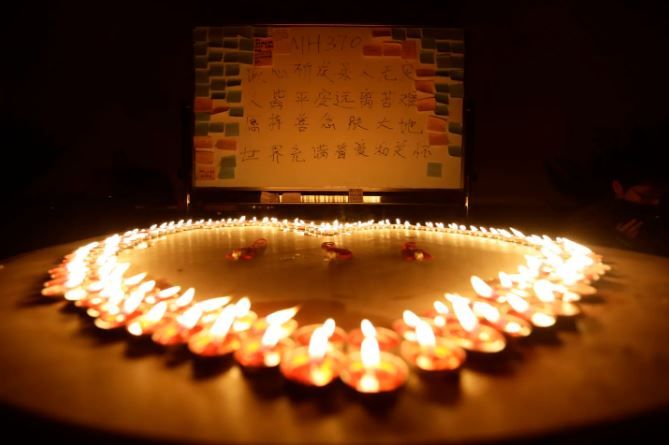 В память о рейсе MH370 Фото: JASON LEE/REUTERS