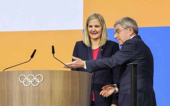 Кирсти Ковентри и Томас Бах (Фото: XinHua / Global Look Press)
