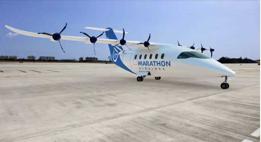 ERA — гибридный региональный лайнер от конструктора из Тулузы Aura Aero: 100 предзаказов за первые два дня салона, несмотря на то, что самолёт ещё не поднялся в воздух. © Aura Aero