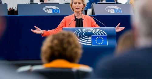 Глава Еврокомиссии Урсула фон дер Ляйен. Автор: Daina Le Lardic / European Union 2025 / EP