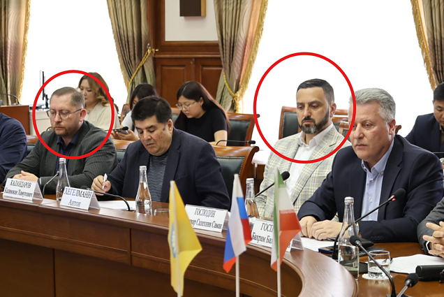 Nuotraukoje matomi Michailas Bronas ir Antonas Hegelmannas | Tegrk.ru nuotr.