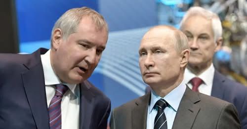 Дмитрий Рогозин и Владимир Путин / Reuters