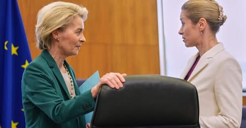 Урсула фон дер Ляйен и Кая Каллас. Автор: SCANPIX / AP
