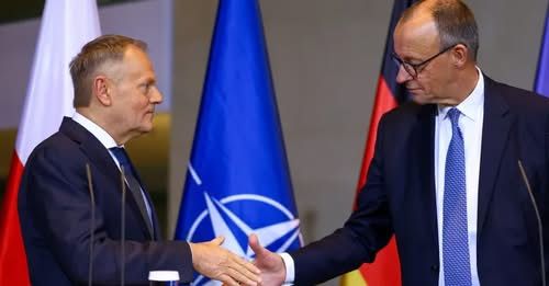 Дональд Туск и Фридрих Мерц / Reuters