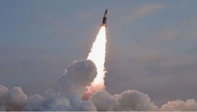 Запуск ракеты в КНДР. Фото: ЦТАК / EPA / ТАСС