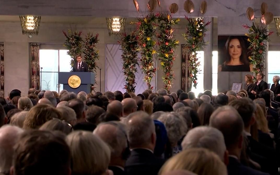 Вручение Нобелевской премии мира. Автор: ERR