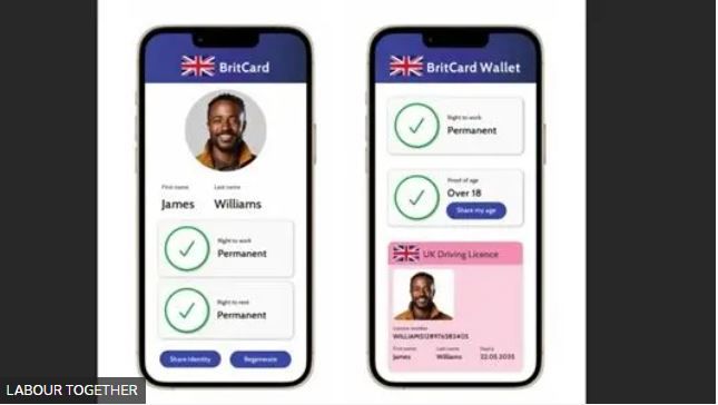 Это примерный набросок будущего удостоверения, разработанный аналитическим центром лейбористов