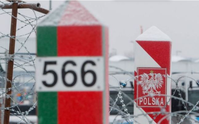 Граница Белоруссии и Польши. Фото: Максим Шеметов / Reuters