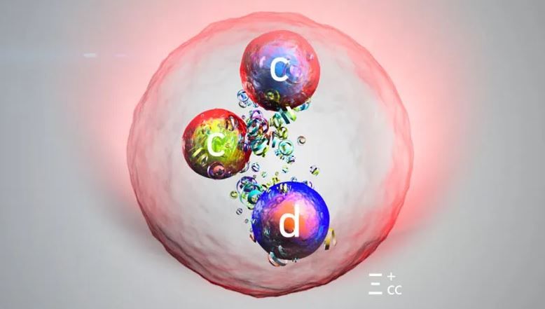 Художественное представление новой частицы. Источник изображения: CERN