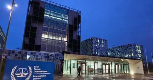 Внешний вид Международного уголовного суда (МУС) в Гааге, Нидерланды / ap