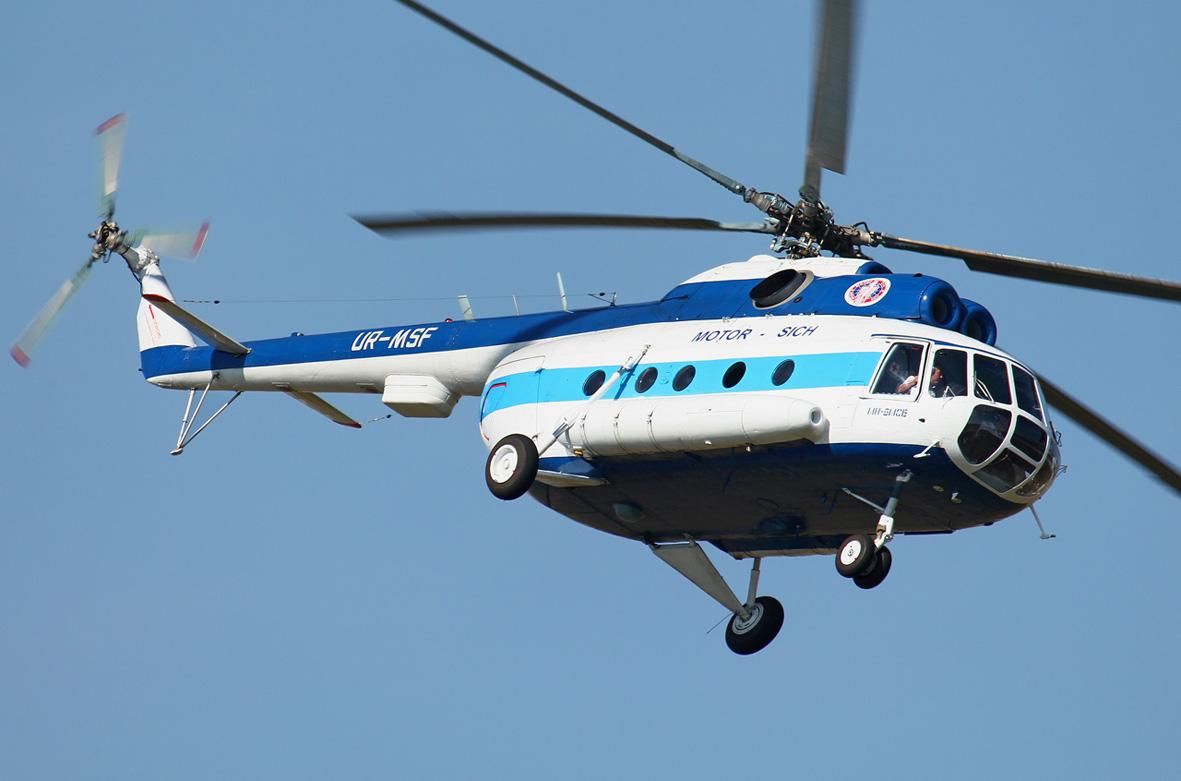 В рамках совещания украинская компания «Мотор- Сич» представила вертолёт Ми-8МСБ, который уже сегодня является обладателем нескольких мировых рекордов