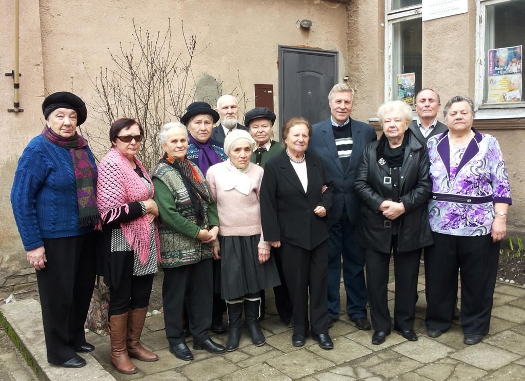 Самые активные члены клайпедского общества «Узник». Фото сделано чуть меньше месяца назад.