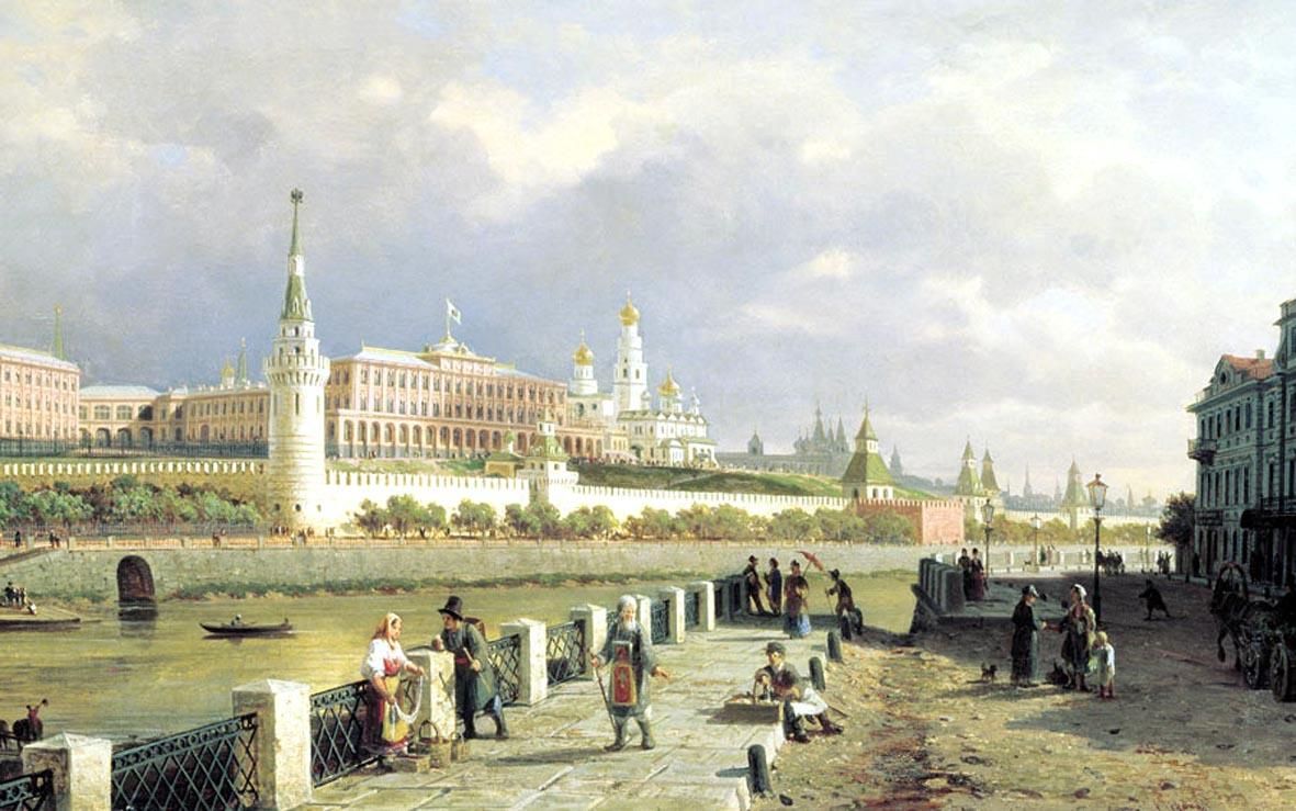 П. Верещагин. Вид Московского Кремля. 1879 год