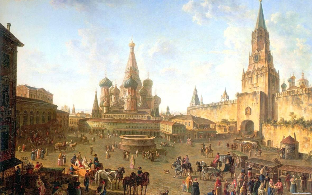Фёдор Яковлевич Алексеев. «Красная площадь в Москве». 1801 г.