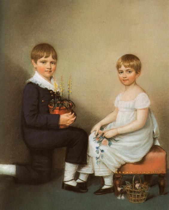Чарлз Дарвин в возрасте семи лет (1816), за год до смерти его матери