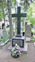 Могила И. М. Сеченова на Новодевичьем кладбище