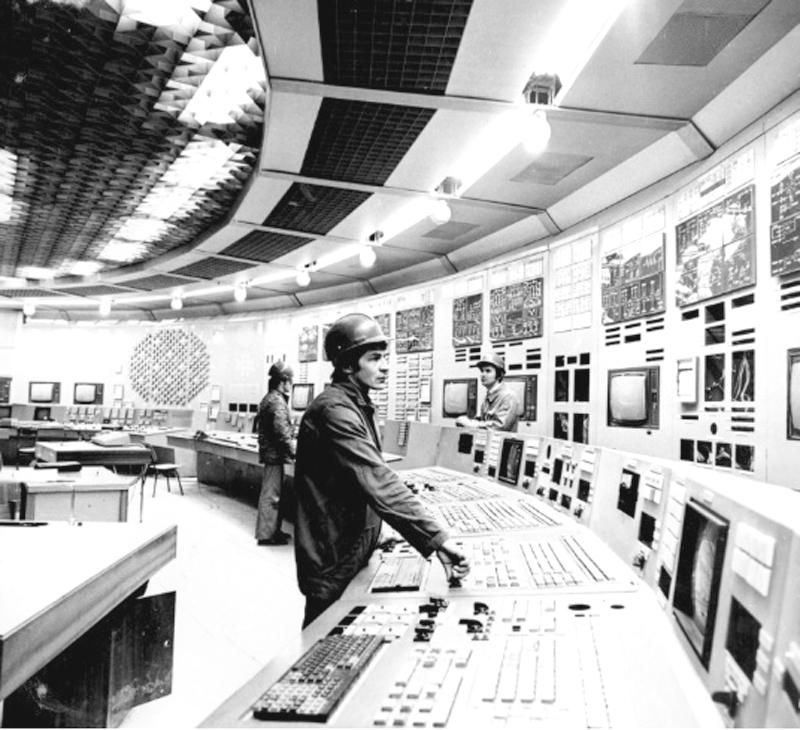 Пульт управления ИАЭС, 1984 г. Фото из архива «Elta»