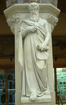 Статуя Евклида в Оксфордском университетском музее естественной истории.