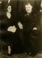 А.К. Глазунов с супругой О.Н. Глазуновой. 1929