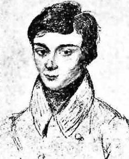 Эварист Галуа в 15-летнем возрасте.  Карандашный портрет с натуры.