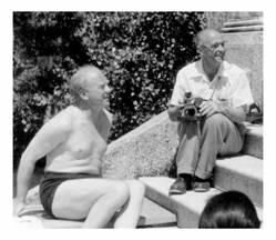 Вернер Гейзенберг и Энрико Ферми после Второй мировой войны.