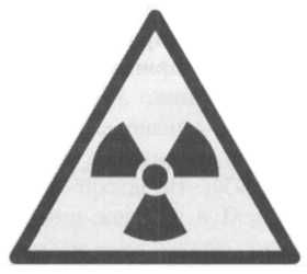 Международный символ, сообщающий о присутствии радиации.
