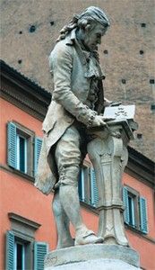Памятник Гальвани в Болонье, Италия
