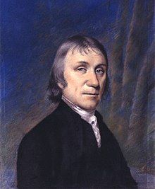 Портрет Пристли работы художницы Эллен Шарплз (1794 или 1797 год